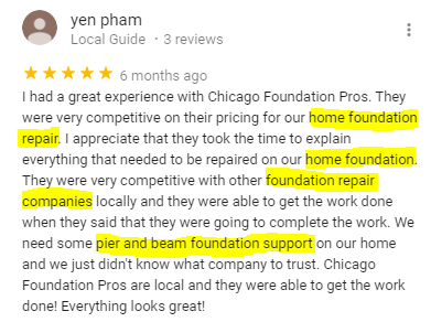 Chicago Foundation Repair Review