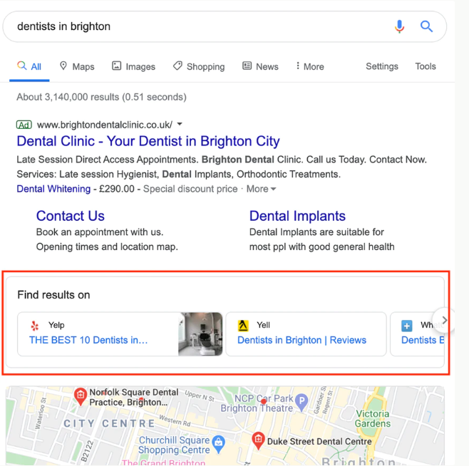 New Google SERP features