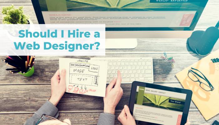 Should I hire a web designer header