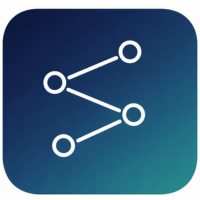 circles and line graph