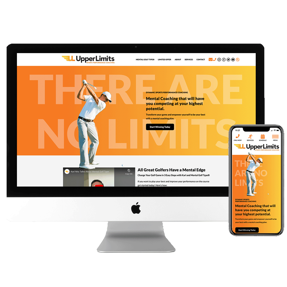 Upper Limits website design
