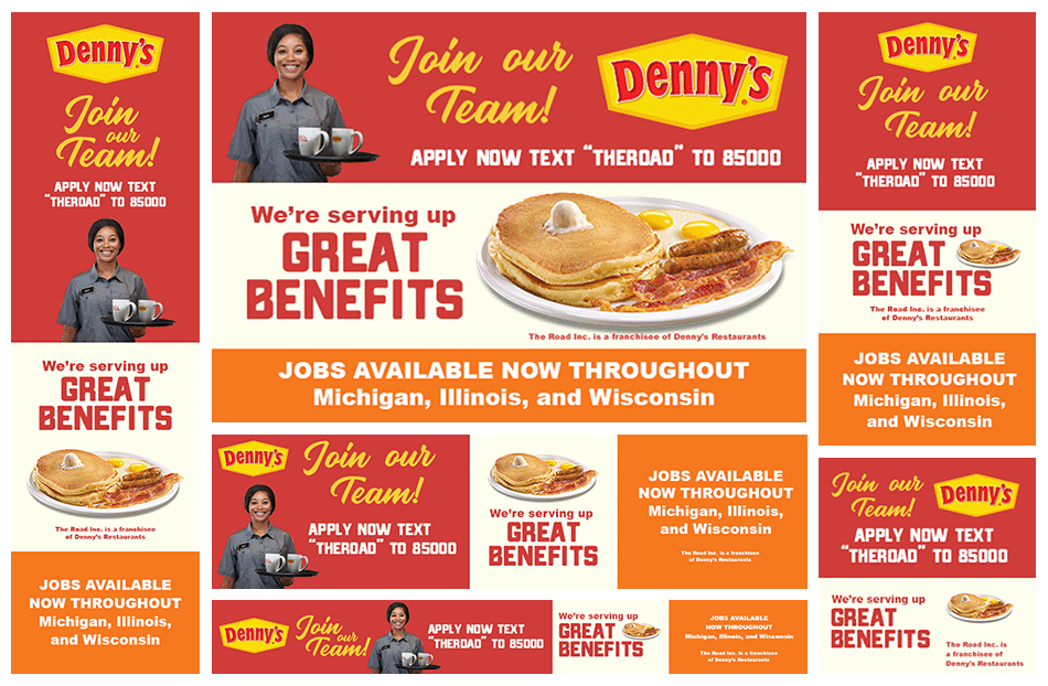 Denny's Display Ads
