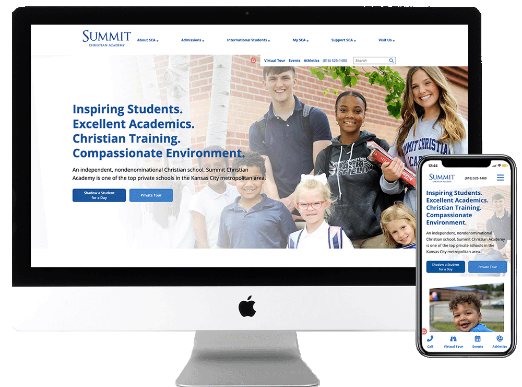 Summit Christian Academy website example