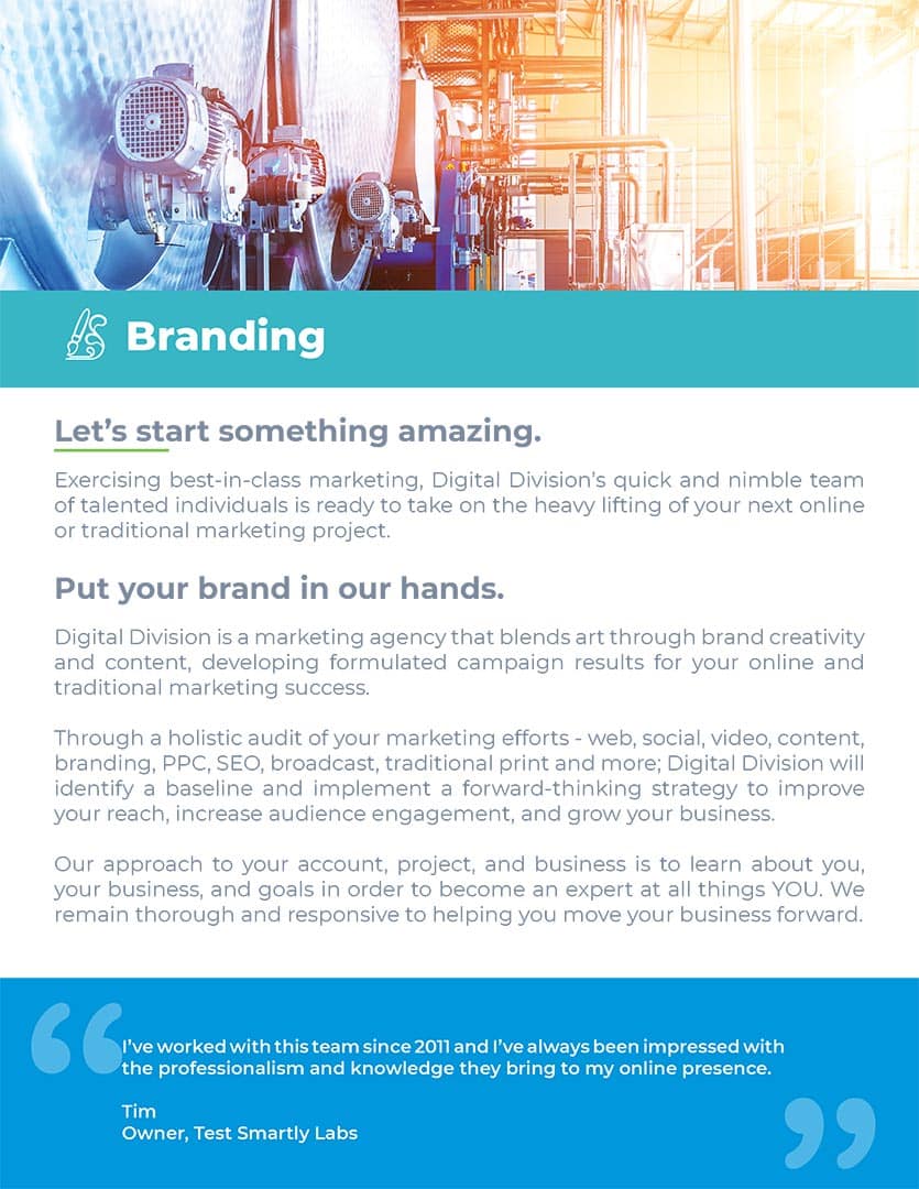 Branding - Digital Division
