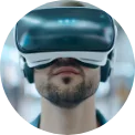Man with Oculus