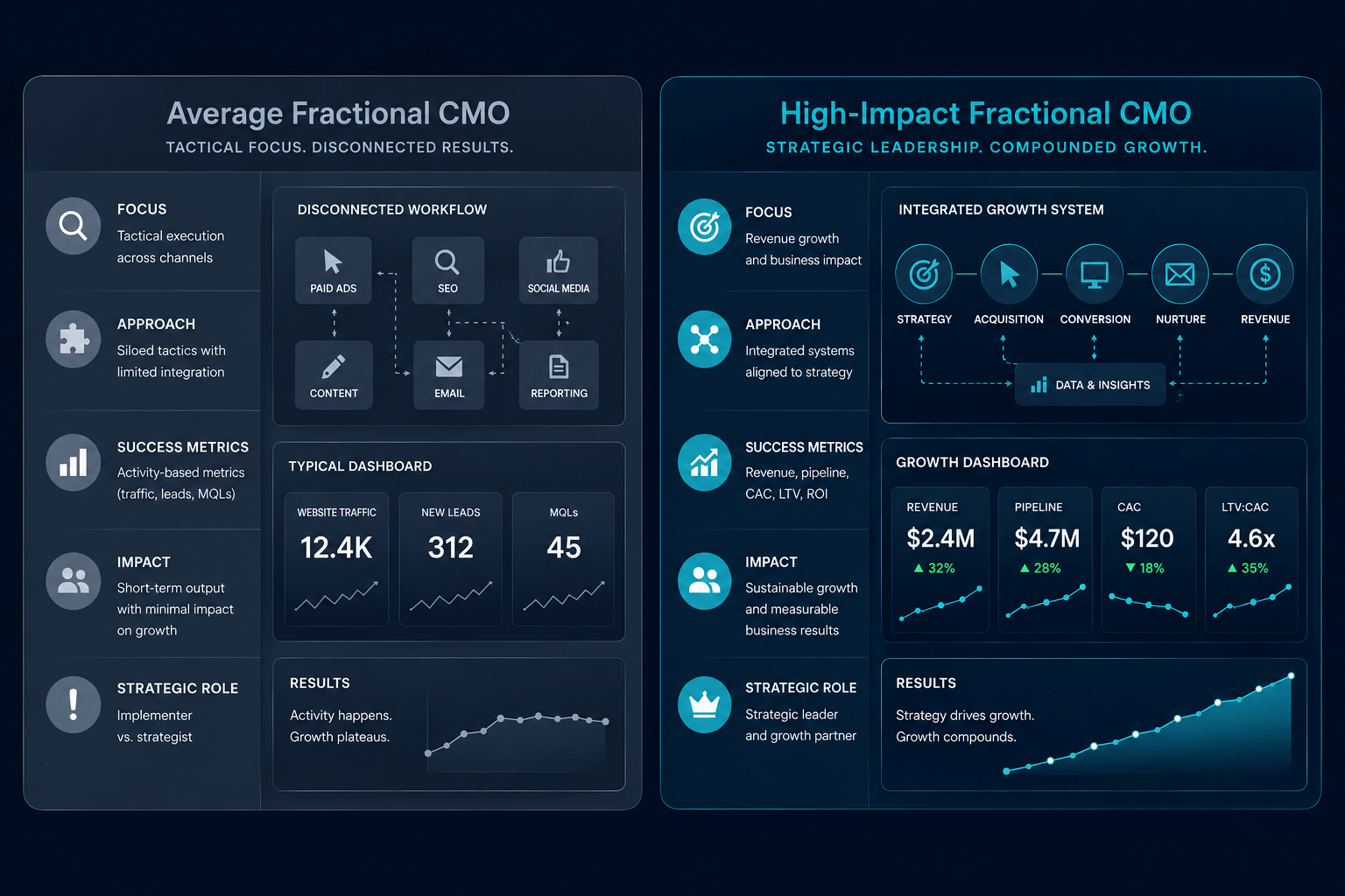 average v high-impact fractional cmo