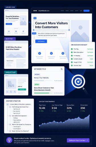 convert more visitors into customers dashboard